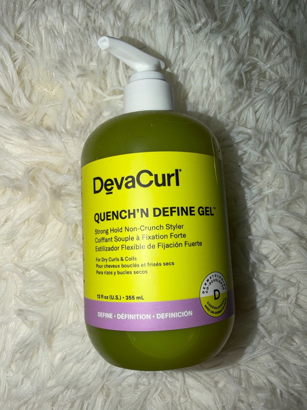 NEW Deva Curl Quench’n Define Gel 12oz